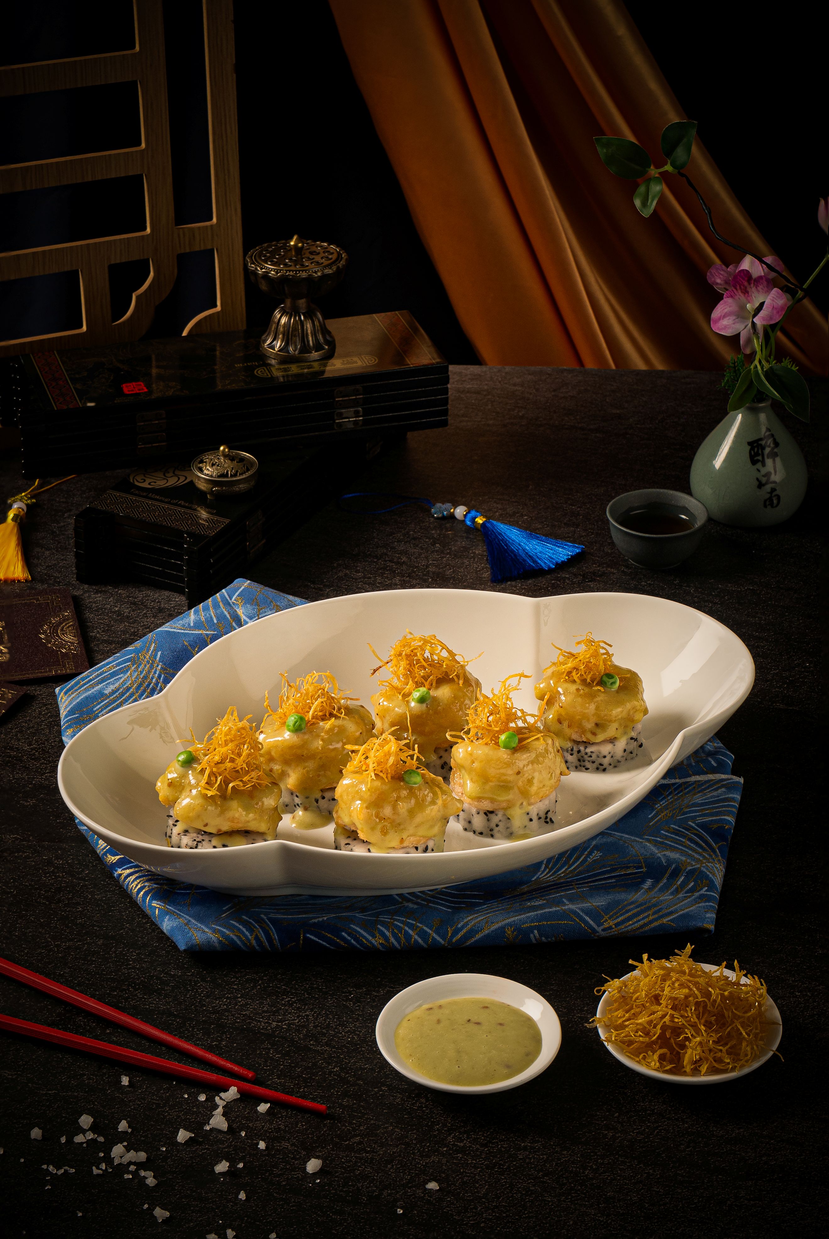 TÔM MÈ SỐT WASABI